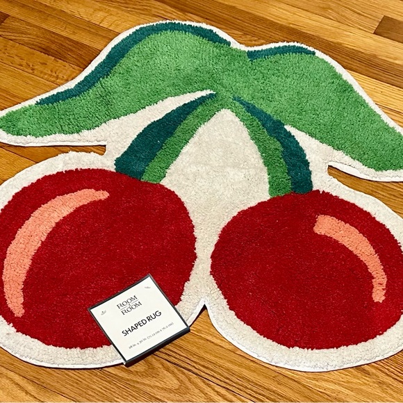 Retro Cherry Shaped Area Rug - Picture 4 of 4